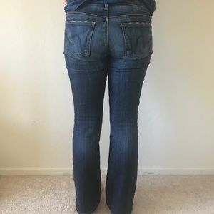 Medium blue petite bootcut Citizens Jeans